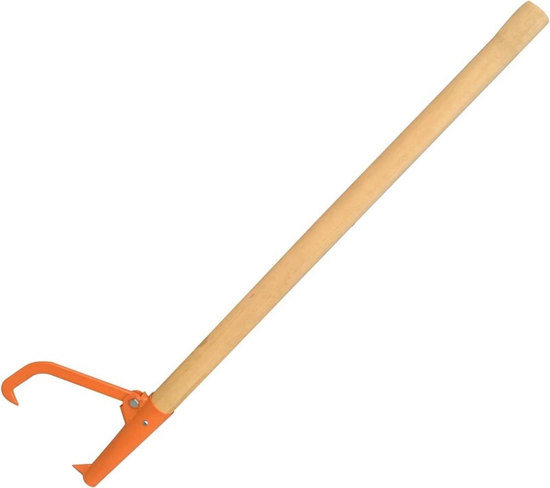 OAOLOWF Cant Hook - 58" Heavy Logging Tool Log Roller Tool Hard Wood Handle - Retractable 16 Inch Opening Felling Log Roller Tool - Image 1